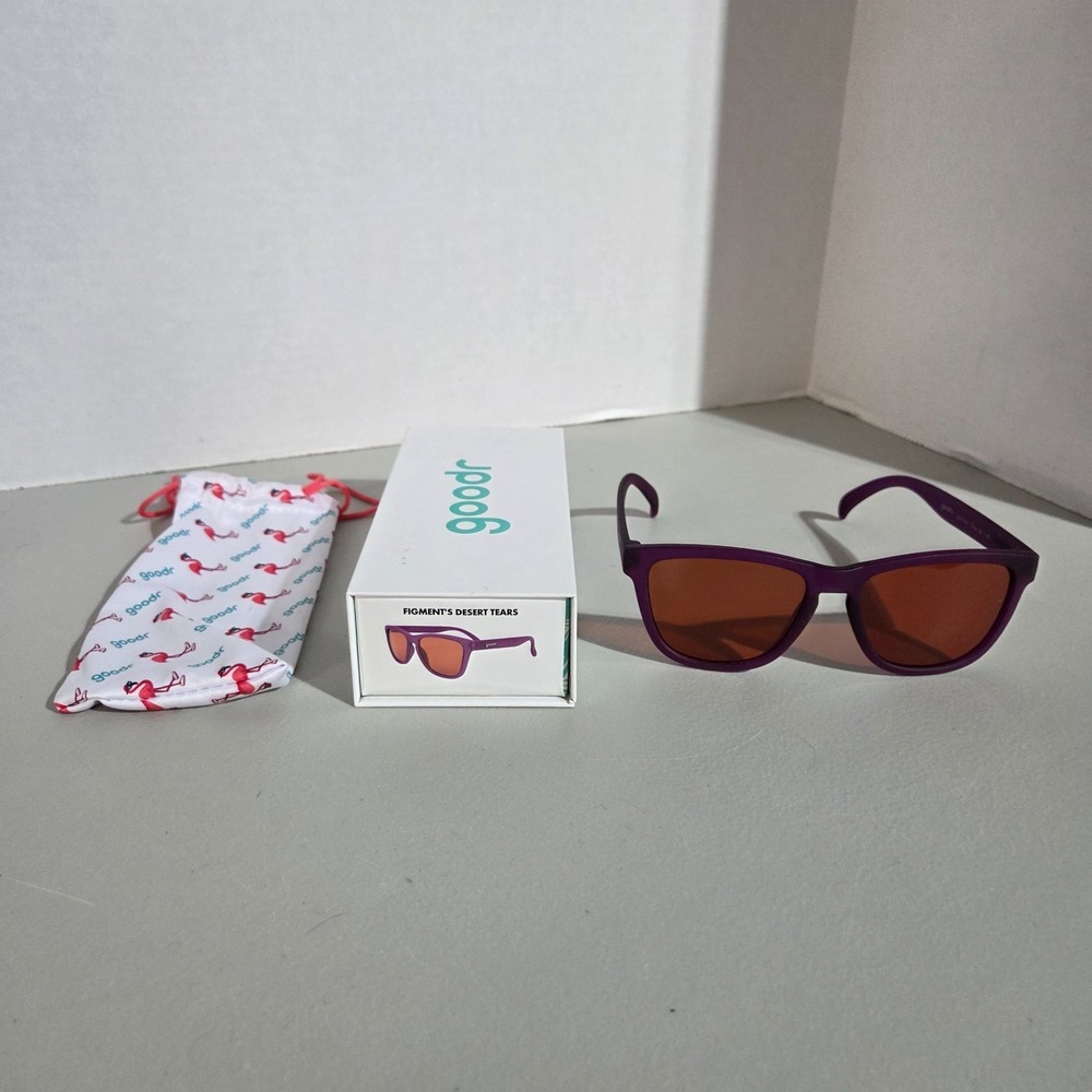 Goodr Sunglasses "Figment's Desert Tears" Purple